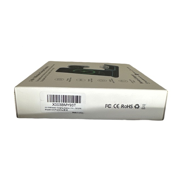 3-in-1 Wireless Charger w/Mobile Phone, Apple iWatch, Bluetooth Headset (NWT) - Picture 4 of 10